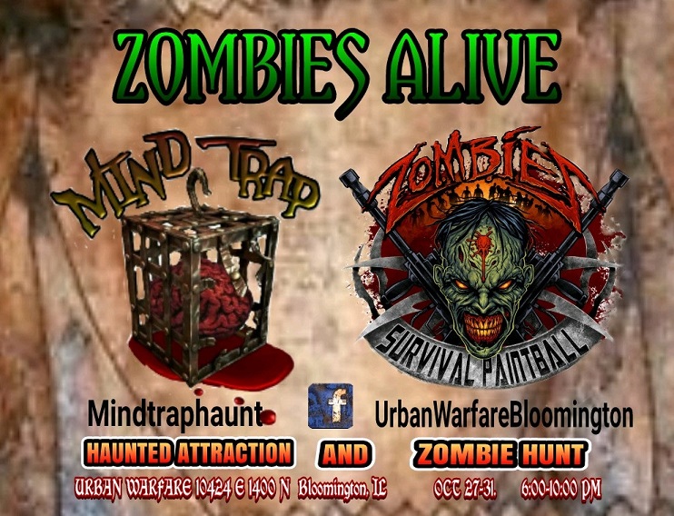 Zombies Alive - Zombie Paintball and Mindtrap Haunted Attraction