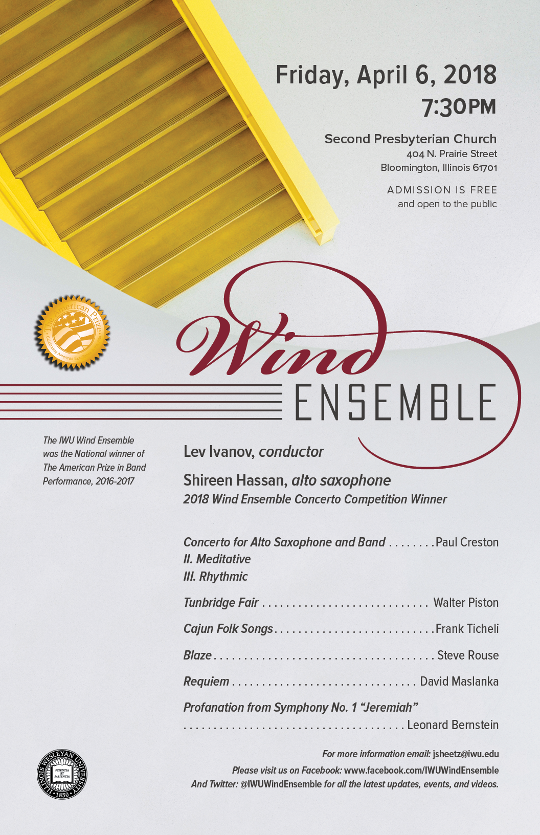 IWU Wind Ensemble Concert
