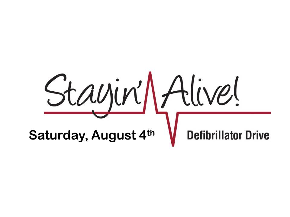 Stayin' Alive Defibrillator Drive