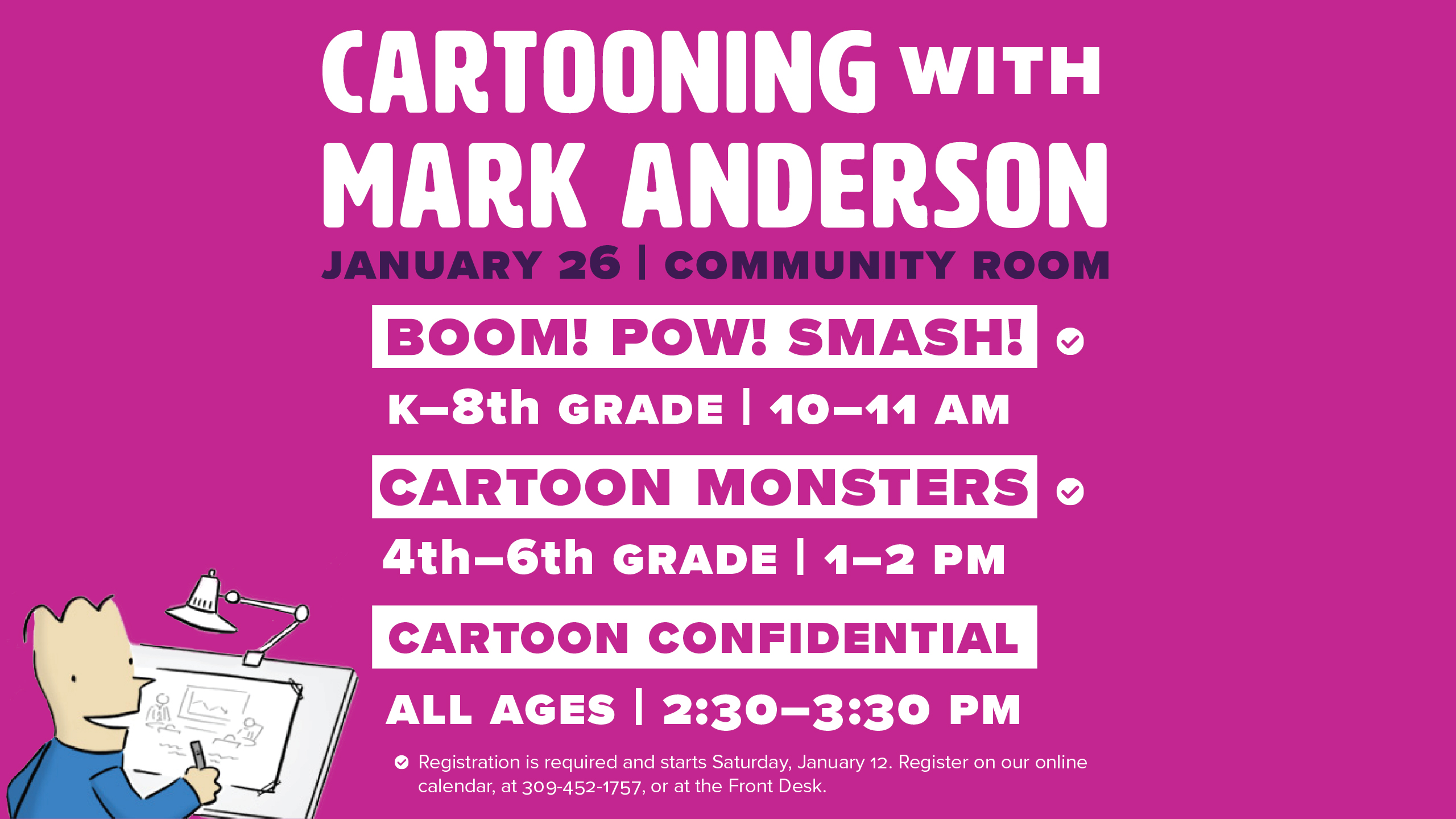 Cartooning with Mark Anderson