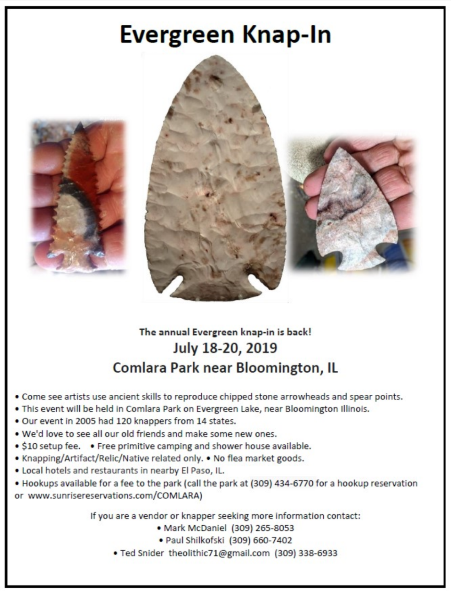 Evergreen Lake KnapIn BloomingtonNormal, Illinois