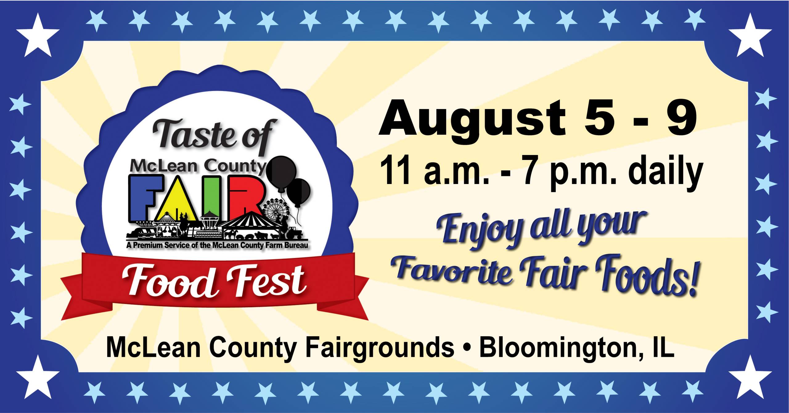 Taste of McLean County Fair Food Fest