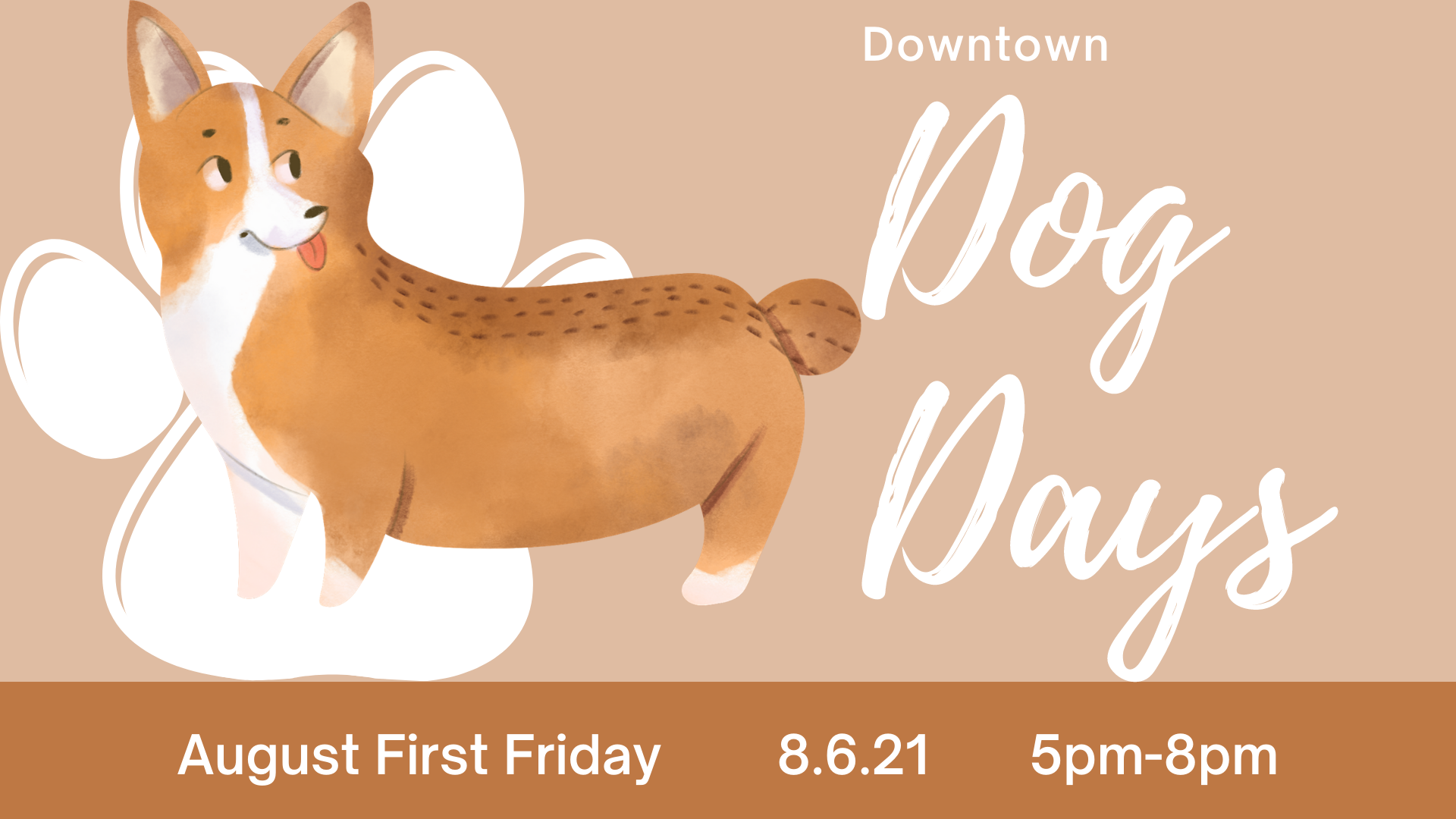 Downtown Dog Days - August First Friday