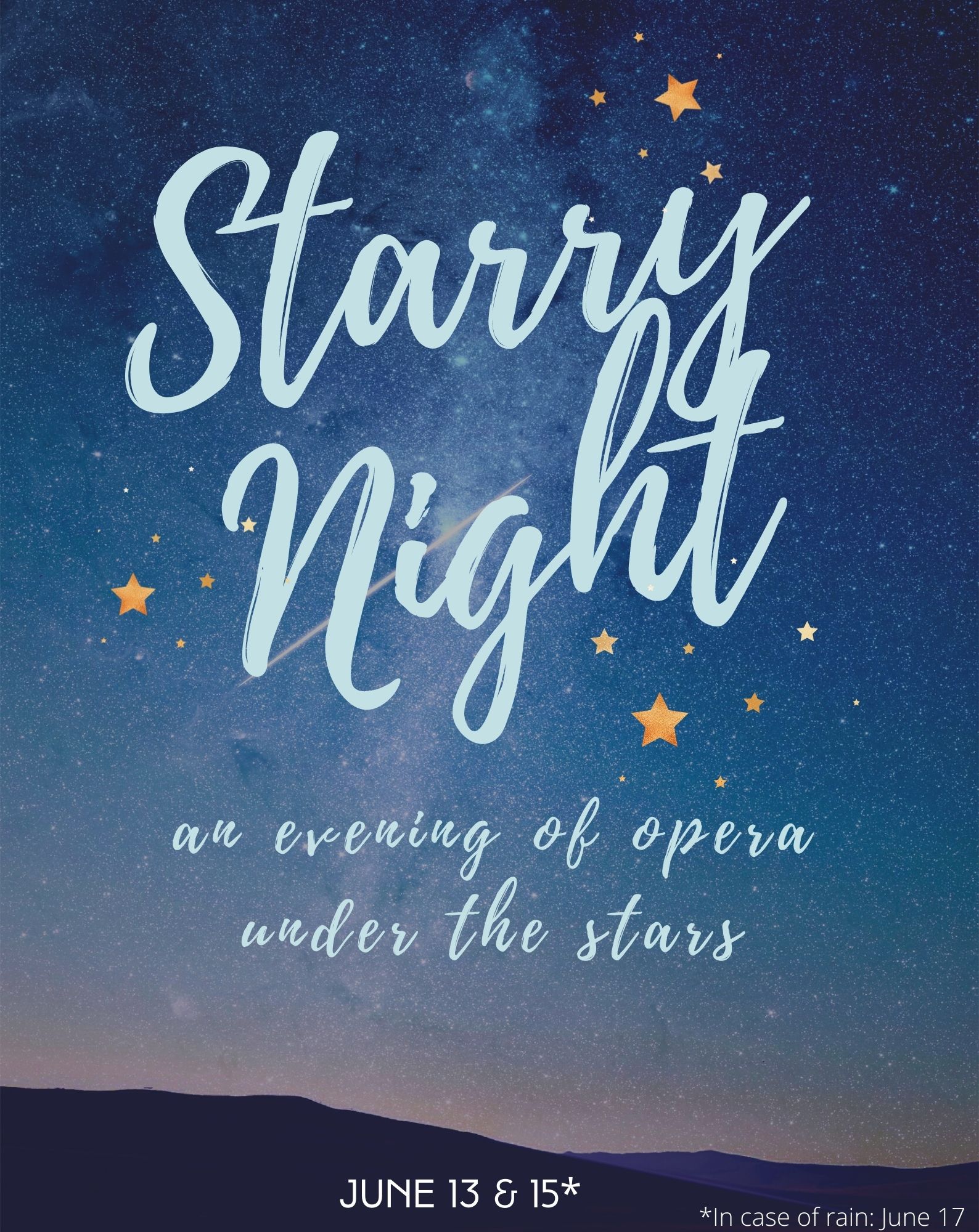 Starry Night, an evening of opera under the stars