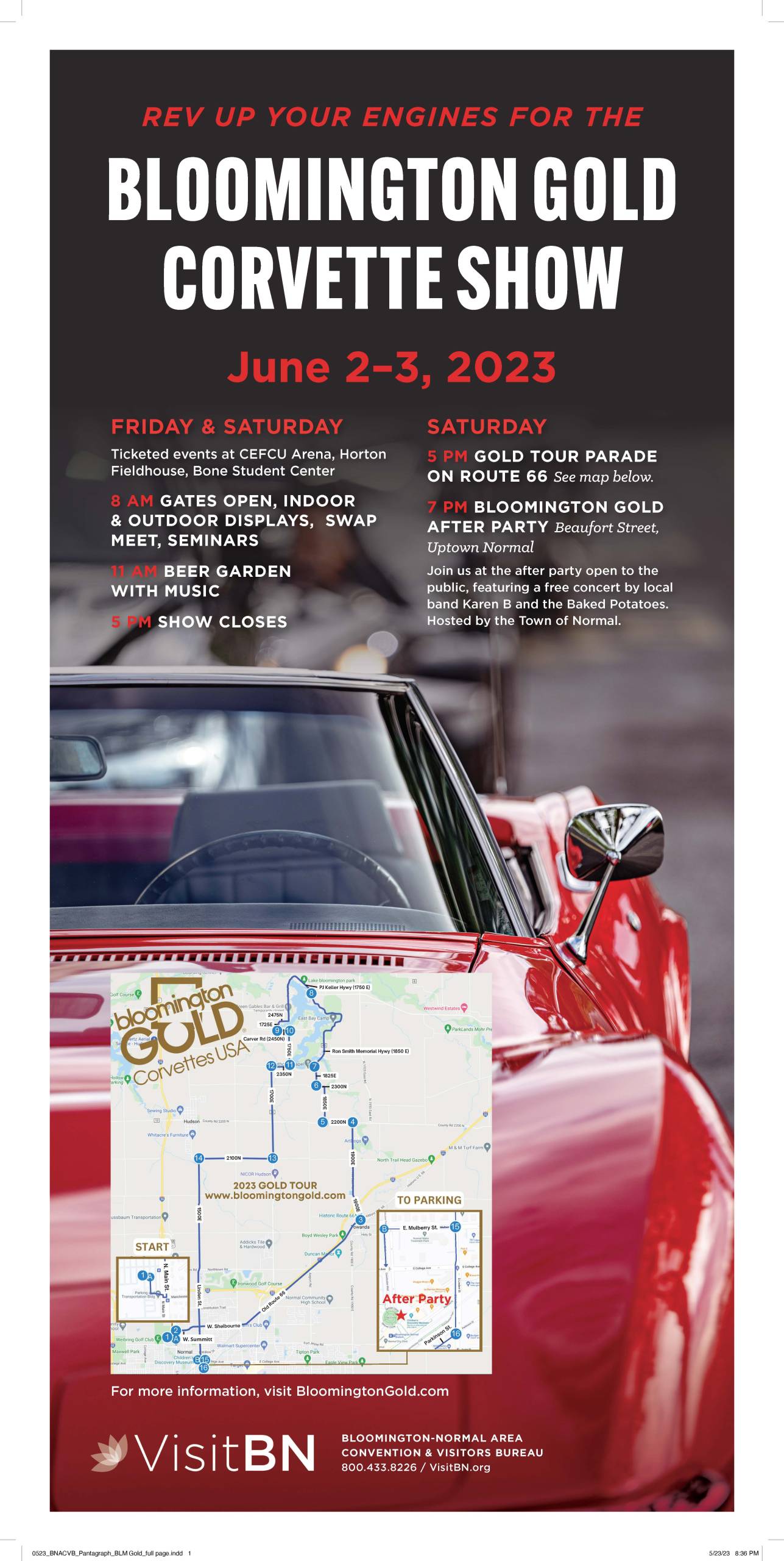 Bloomington Gold Corvette Show BloomingtonNormal, Illinois