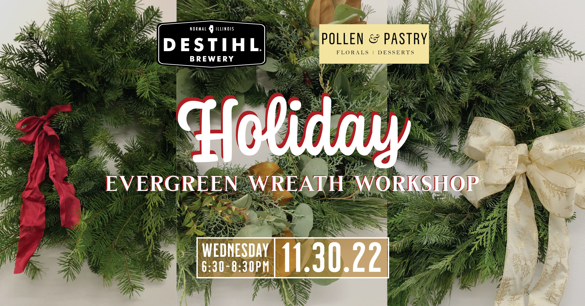 Holiday Evergreen Wreath Workshop