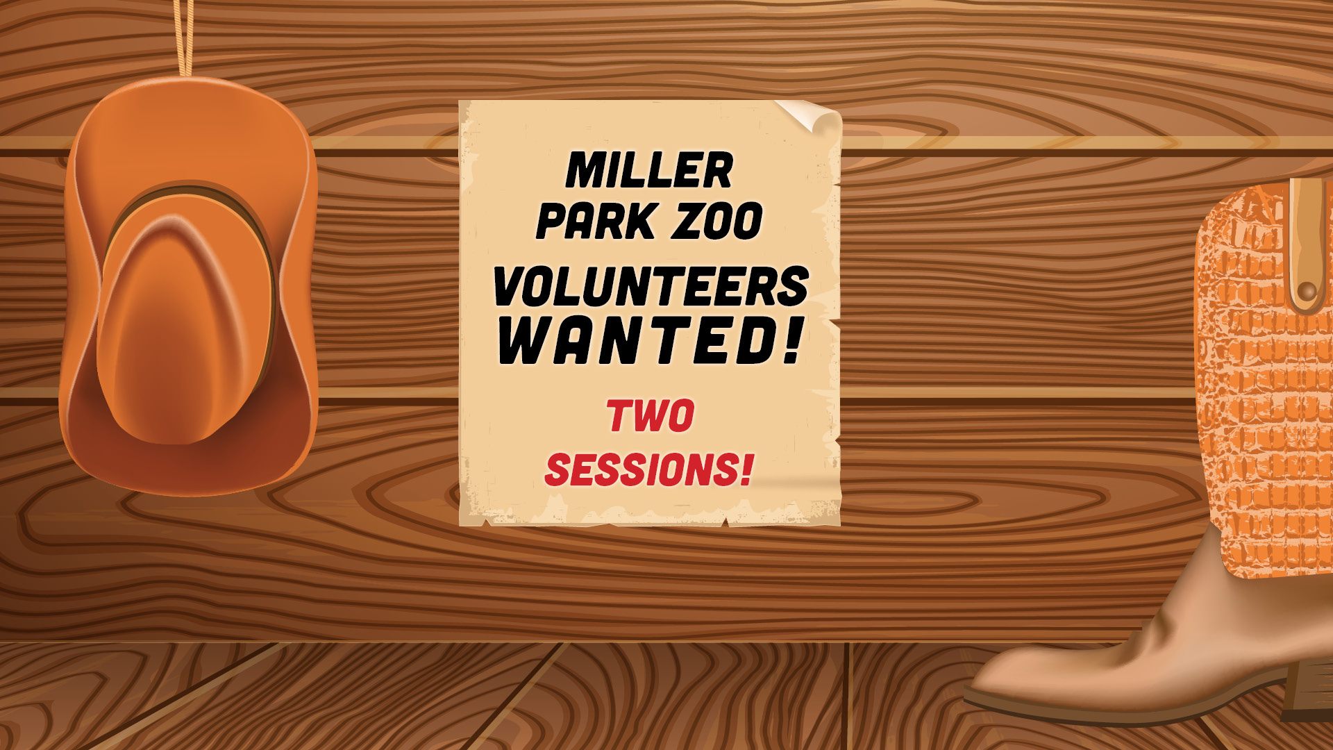 Miller Park Zoo Volunteer Round Up - Open House (TWO SESSIONS)