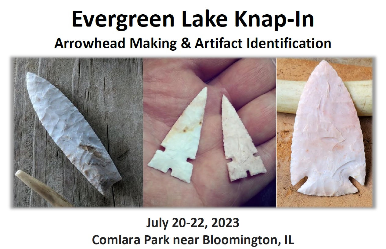 Evergreen Lake Knap-In Arrowhead Making & Artifact Identification