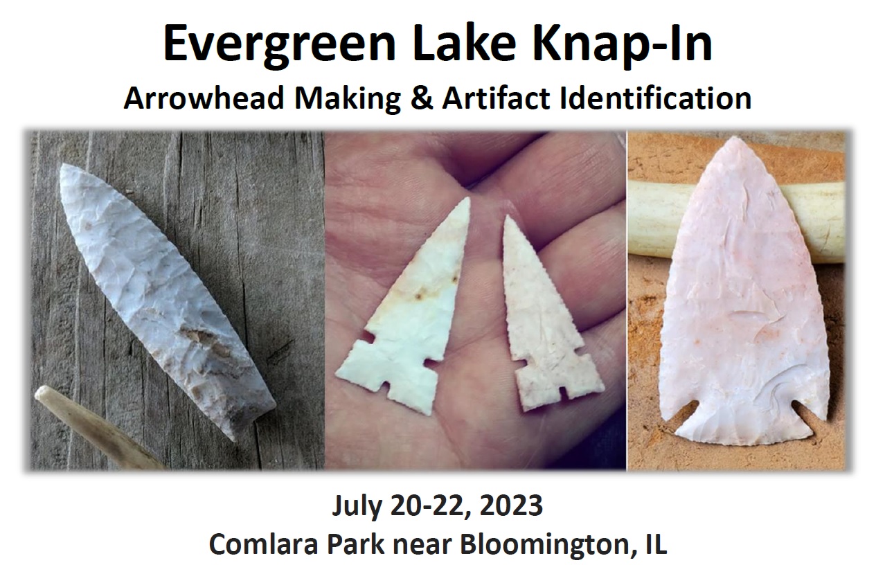Evergreen Lake KnapIn Arrowhead Making & Artifact Identification