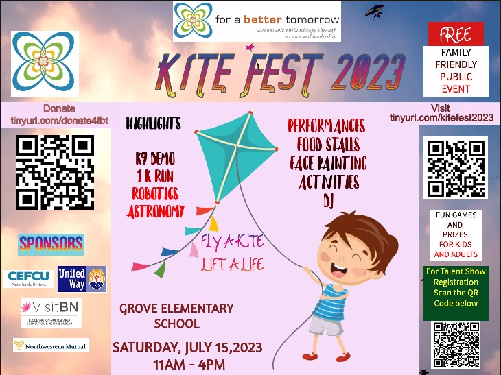 Kite Fest 2023 BloomingtonNormal, Illinois