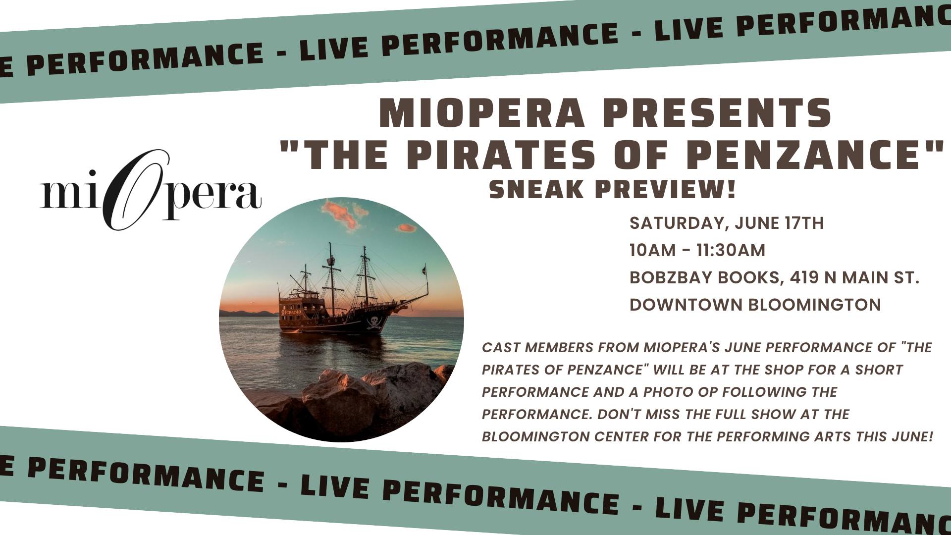 MIOpera at Bobzbay Books (Pirates of Penzance Event)