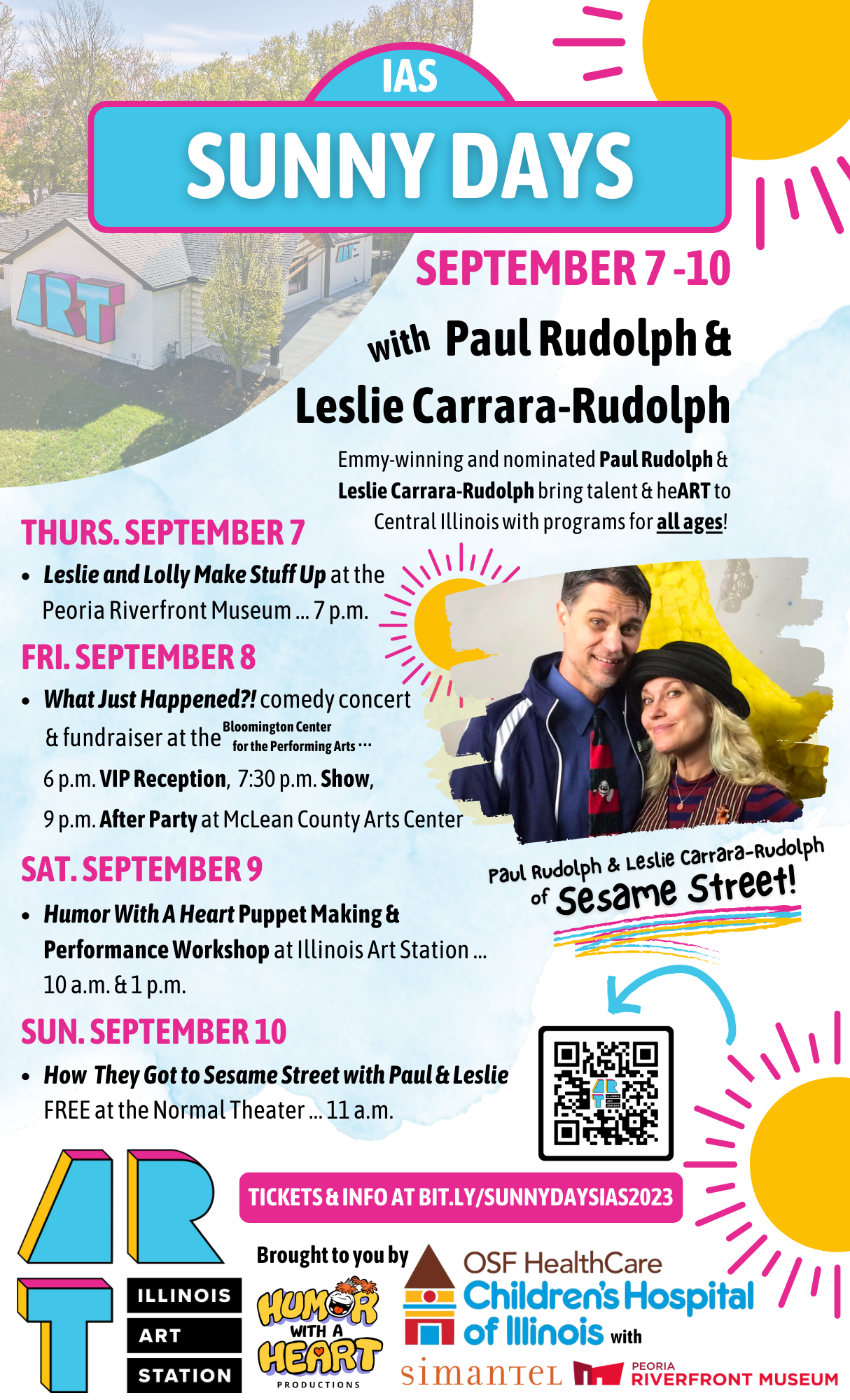 Sunny Days: How They Made Their Way to Sesame Street with Paul Rudolph & Leslie Carrara-Rudolph