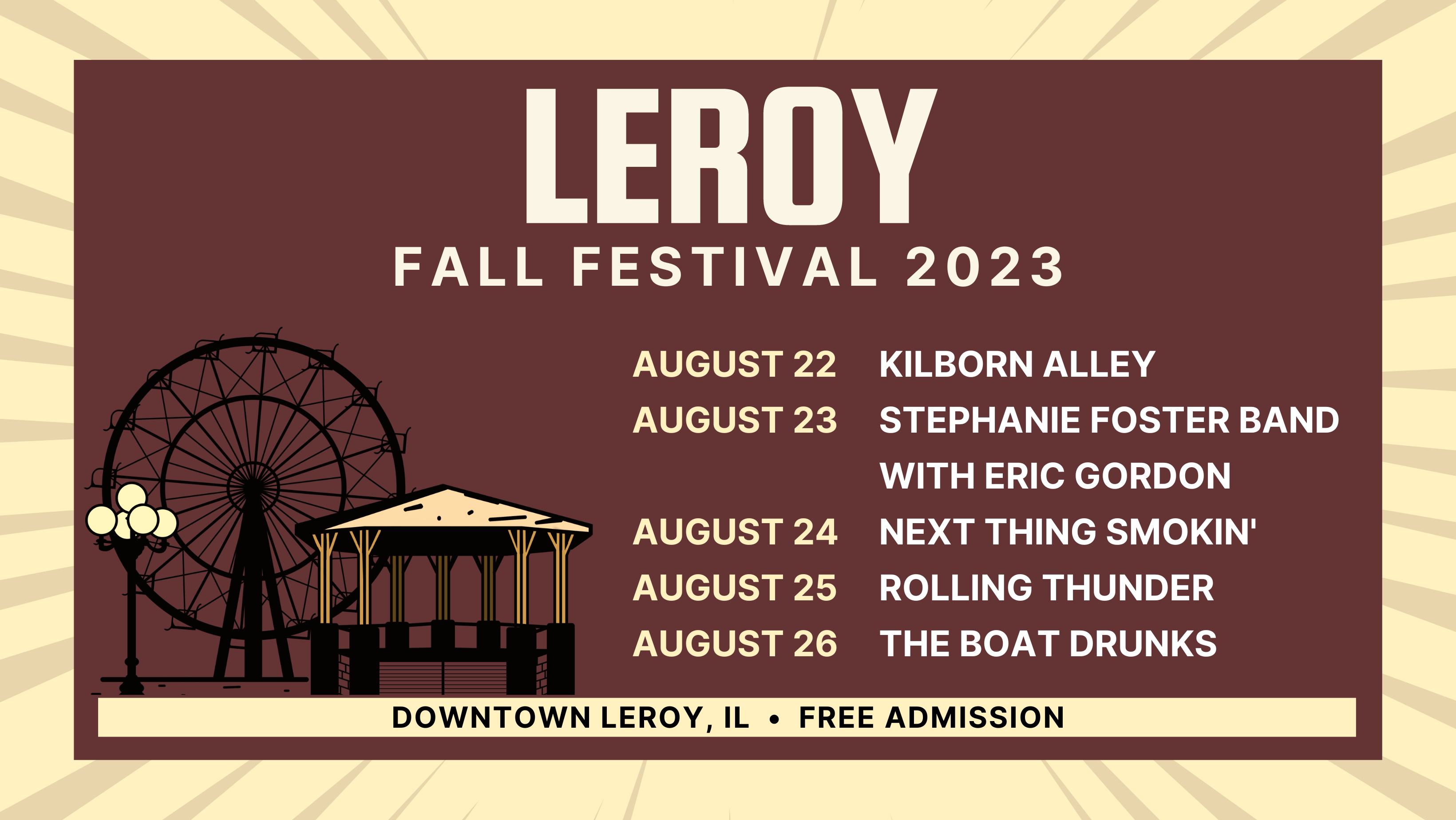 LeRoy Fall Festival BloomingtonNormal, Illinois