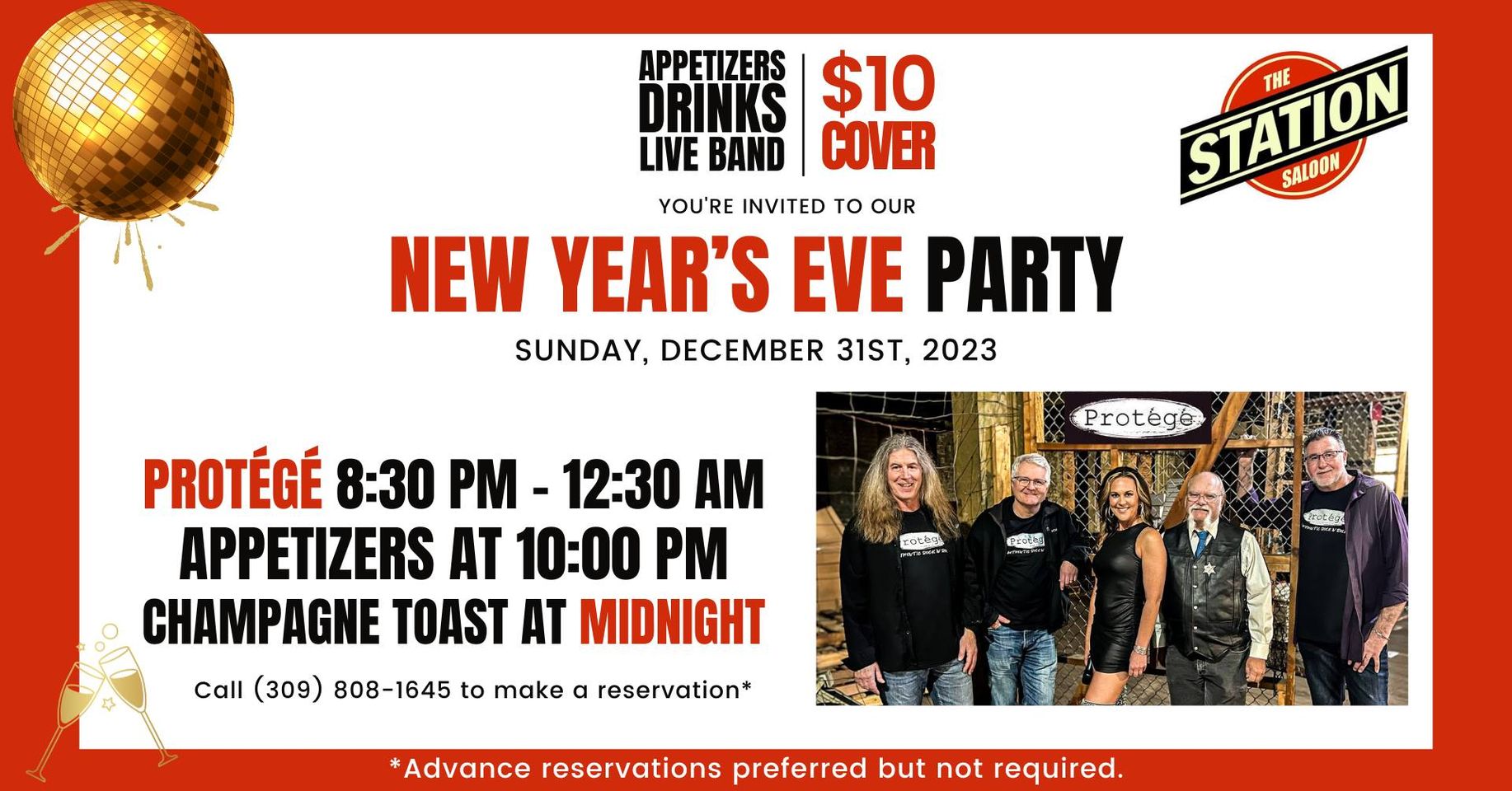 New Year's Eve at the Station Saloon!