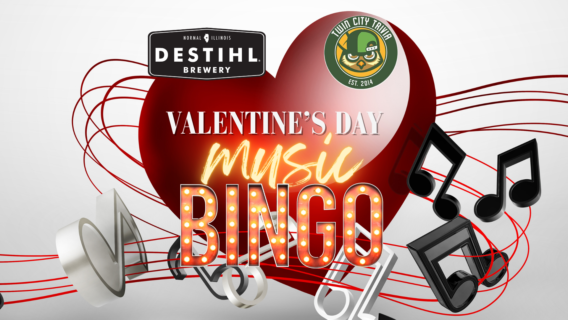 Valentine's Day Music Bingo