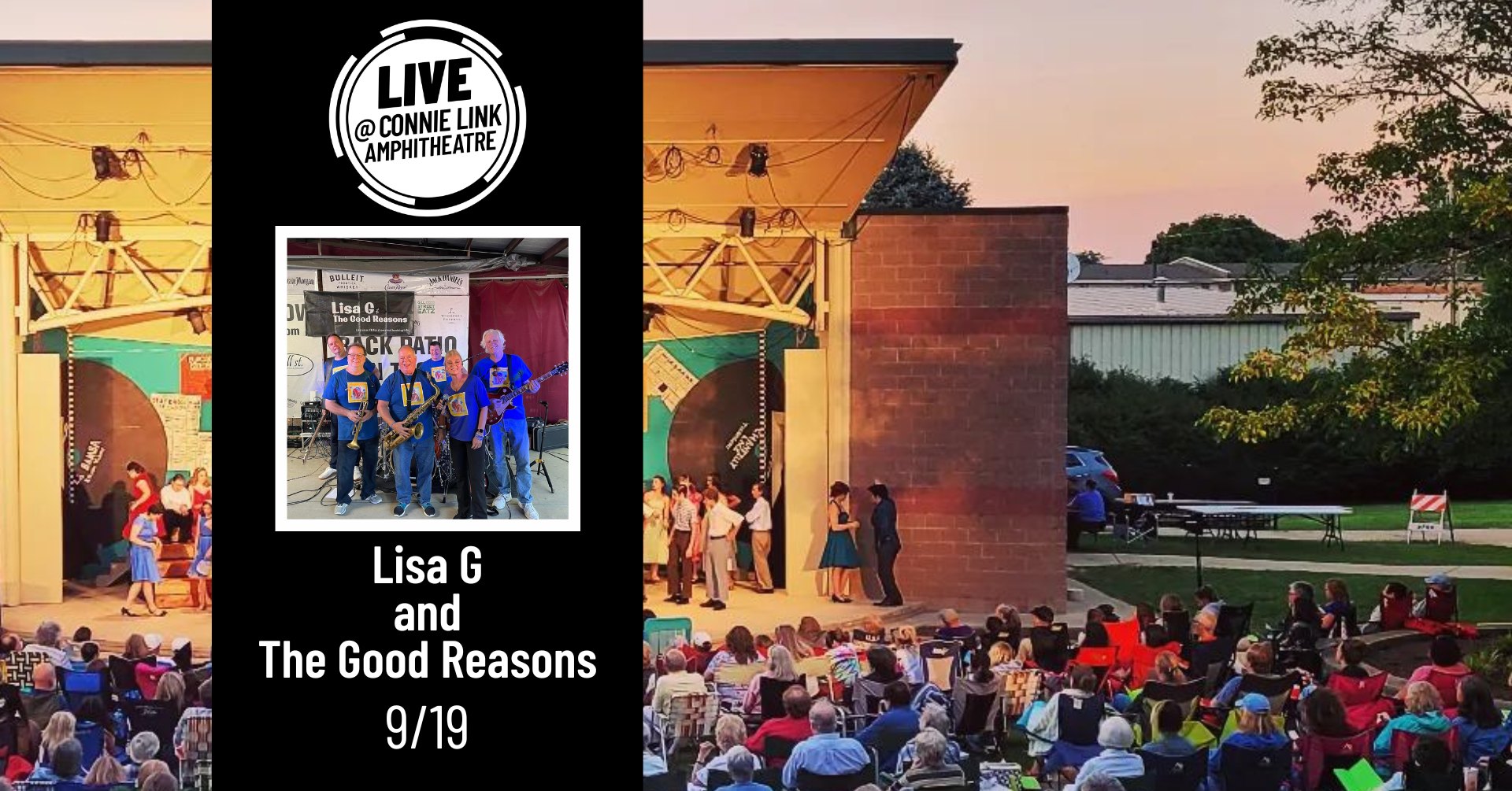 Normal LIVE presents Lisa G and The Good Reasons at Connie Link Amphitheatre