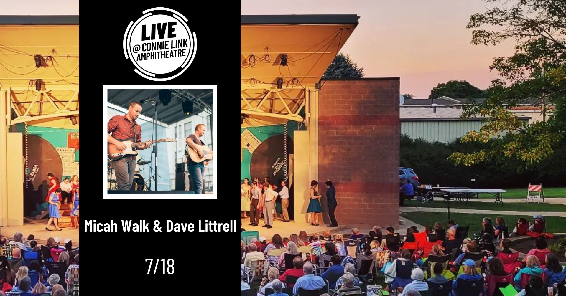 Normal LIVE presents Micah Walk & Dave Littrell of The Deep Hollow @ Connie Link Amphitheatre