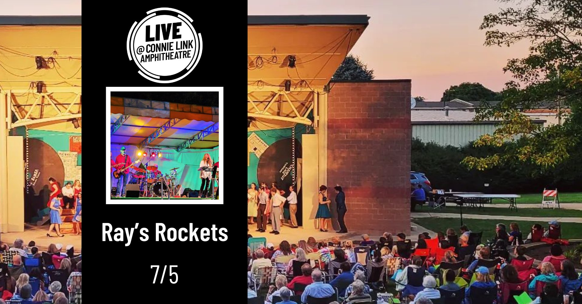 Normal LIVE presents Ray's Rockets @ Connie Link Amphitheatre