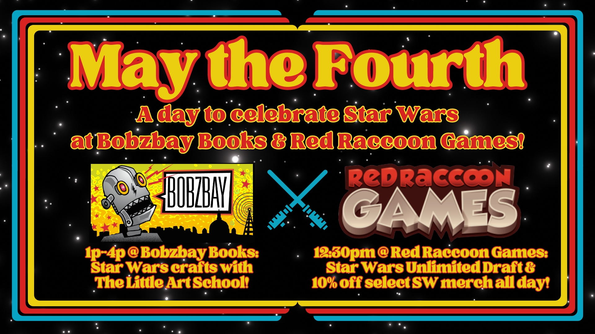 May the Fourth: A Star Wars Celebration with Bobzbay Books & Red Raccoon Games