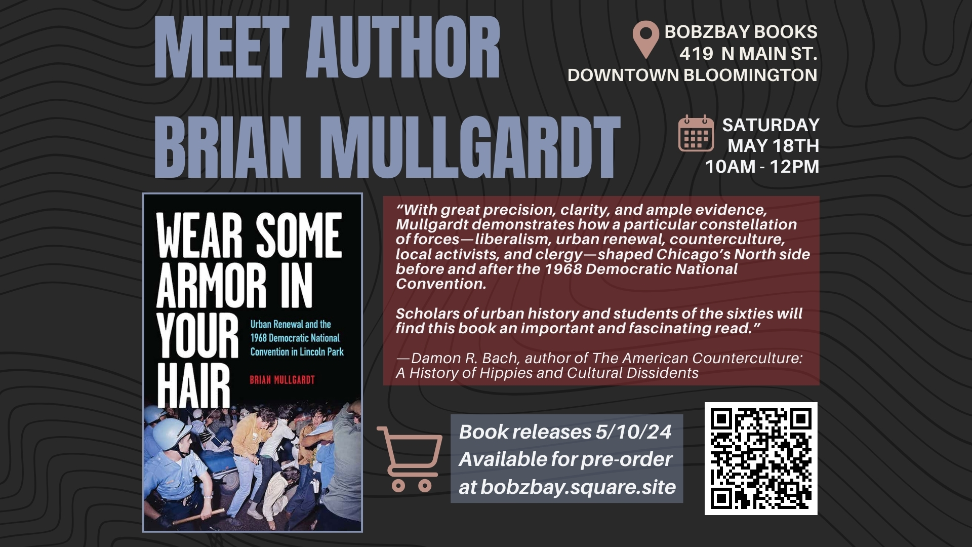 Book Signing with Non-Fiction Author Brian Mullgardt at Bobzbay Books