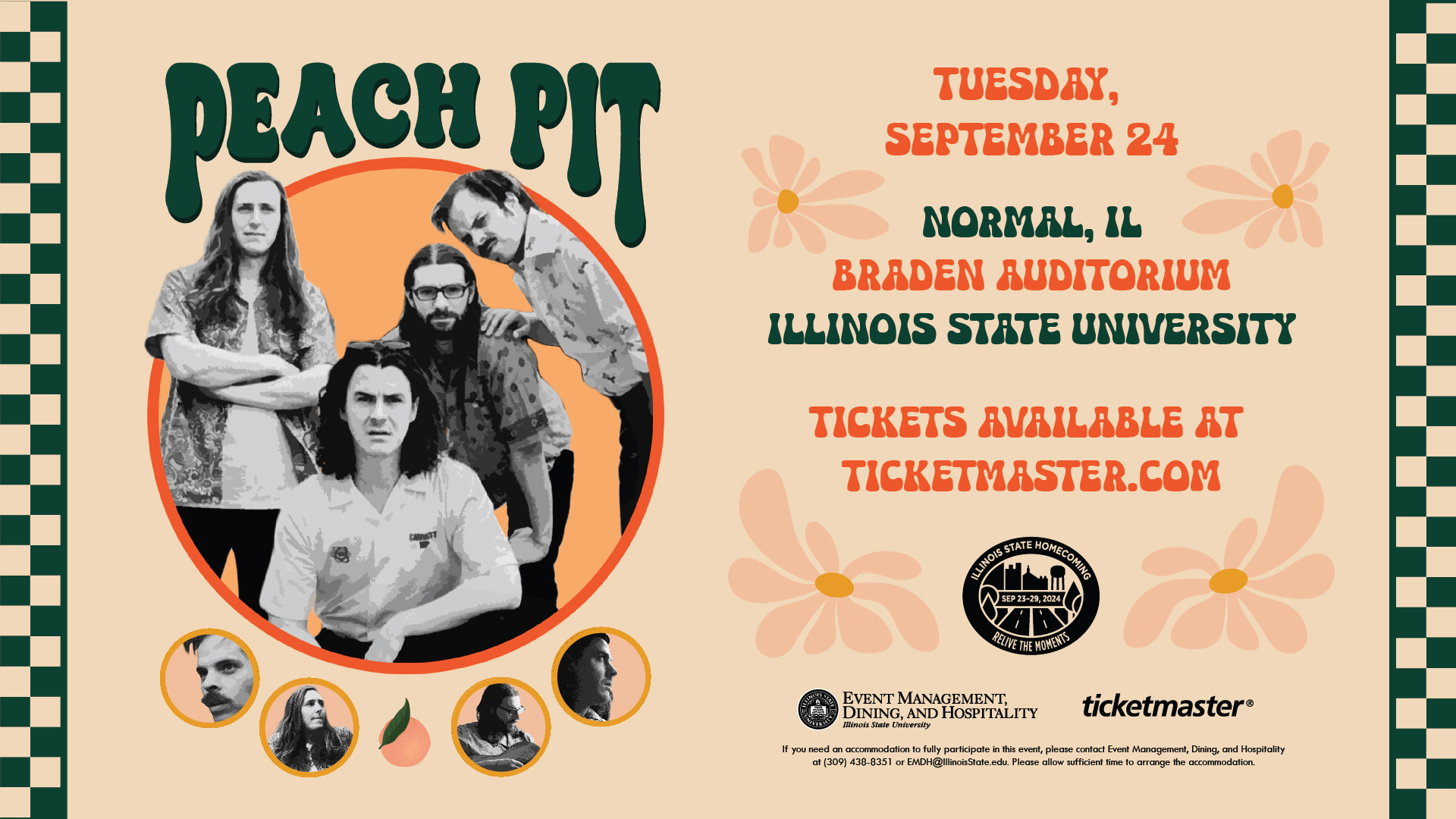 Peach Pit with Leah Marlene: Illinois State University Homecoming Concert