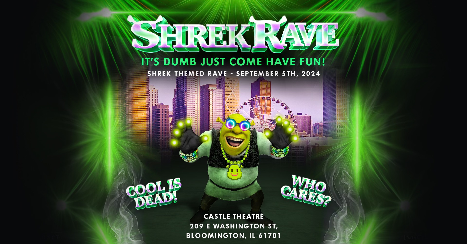 A Shrek Rave live at The Castle Theatre
