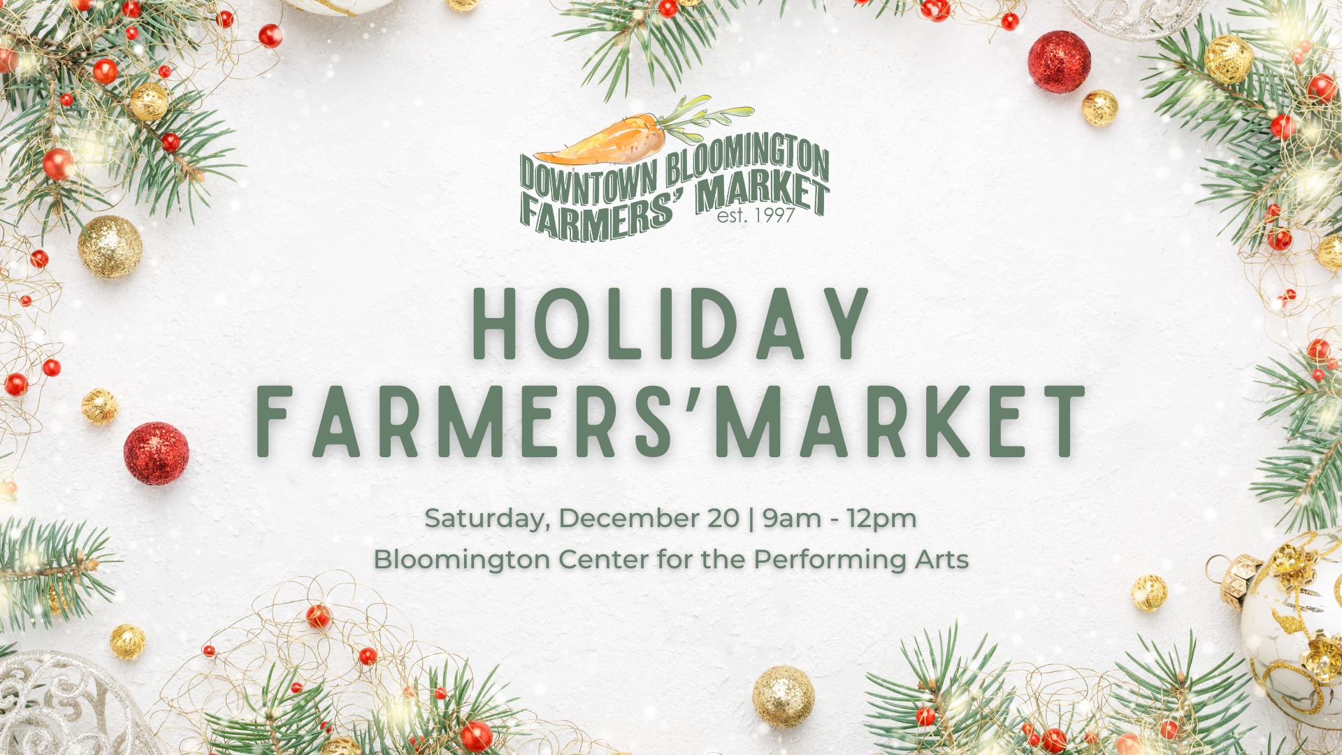 Holiday Farmers' Market