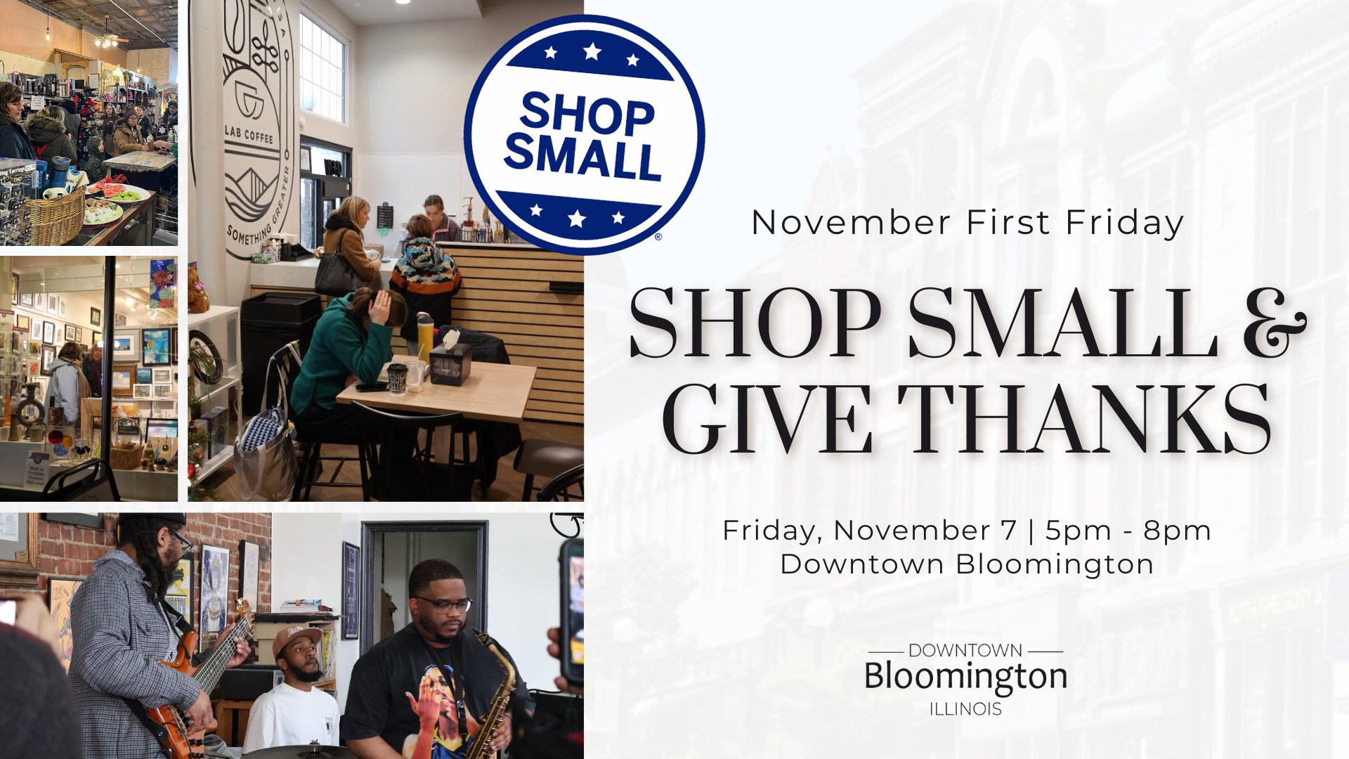 November First Friday: Shop Small & Give Thanks