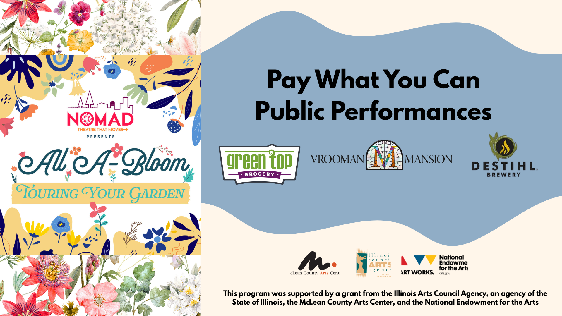 Nomad Theatre presents All A-Bloom Traveling Garden Plays at Destihl Brewery