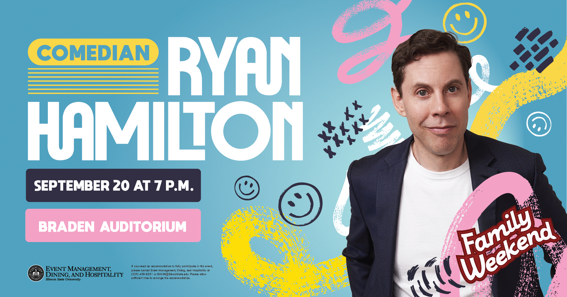 Comedian Ryan Hamilton: ISU Family Weekend 2025
