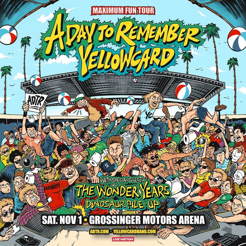 A Day To Remember & Yellowcard - Maximum Fun Tour
