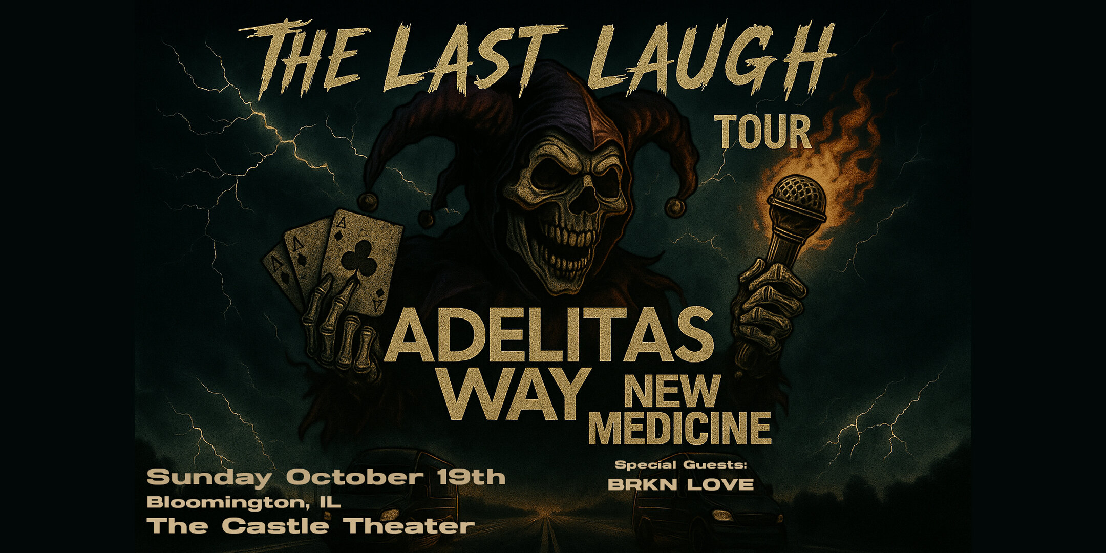 Adelitas Way & New Medicine live at The Castle Theatre
