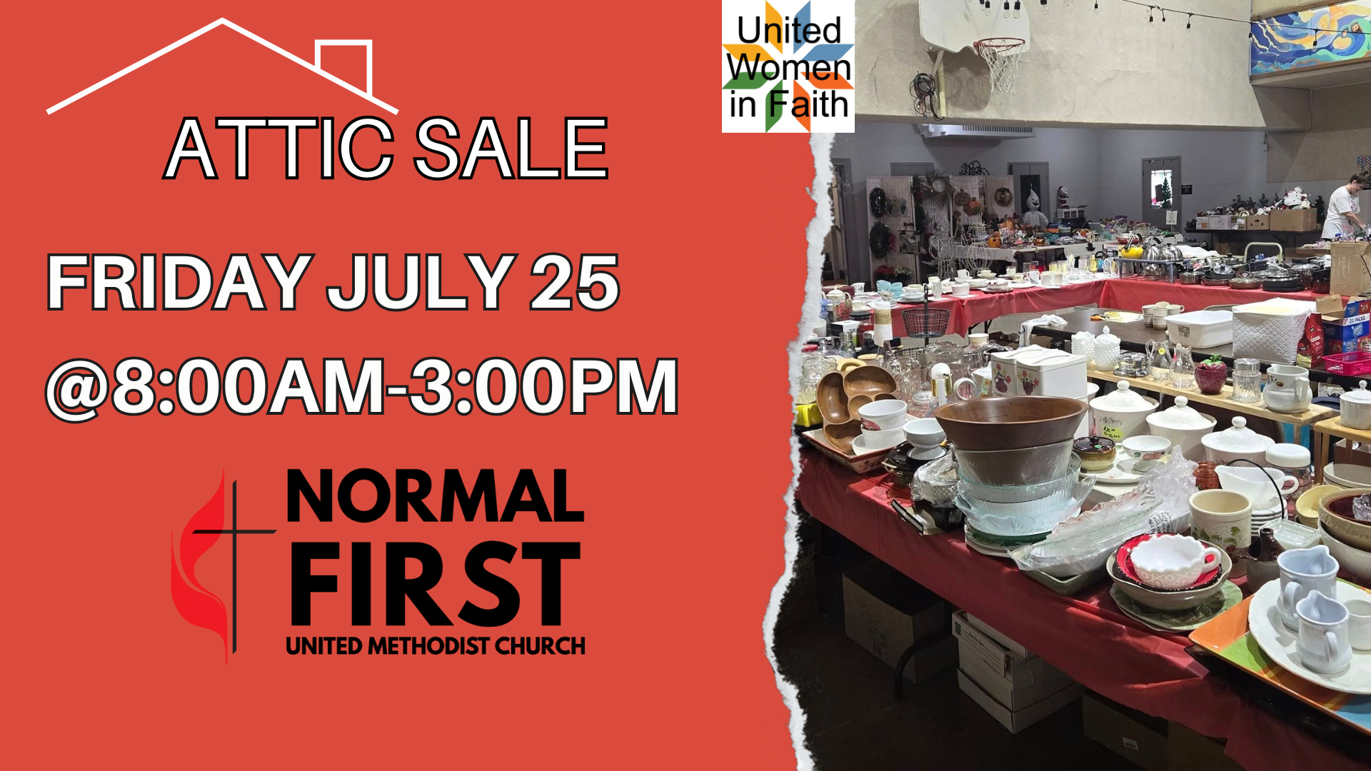 First United Methodist Church of Normal Attic & Bake Sale