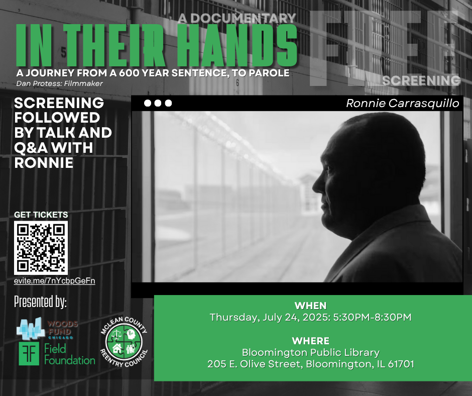 “In Their Hands”, A Free Documentary Screening on Justice, Redemption, and the Power of Second Chances
