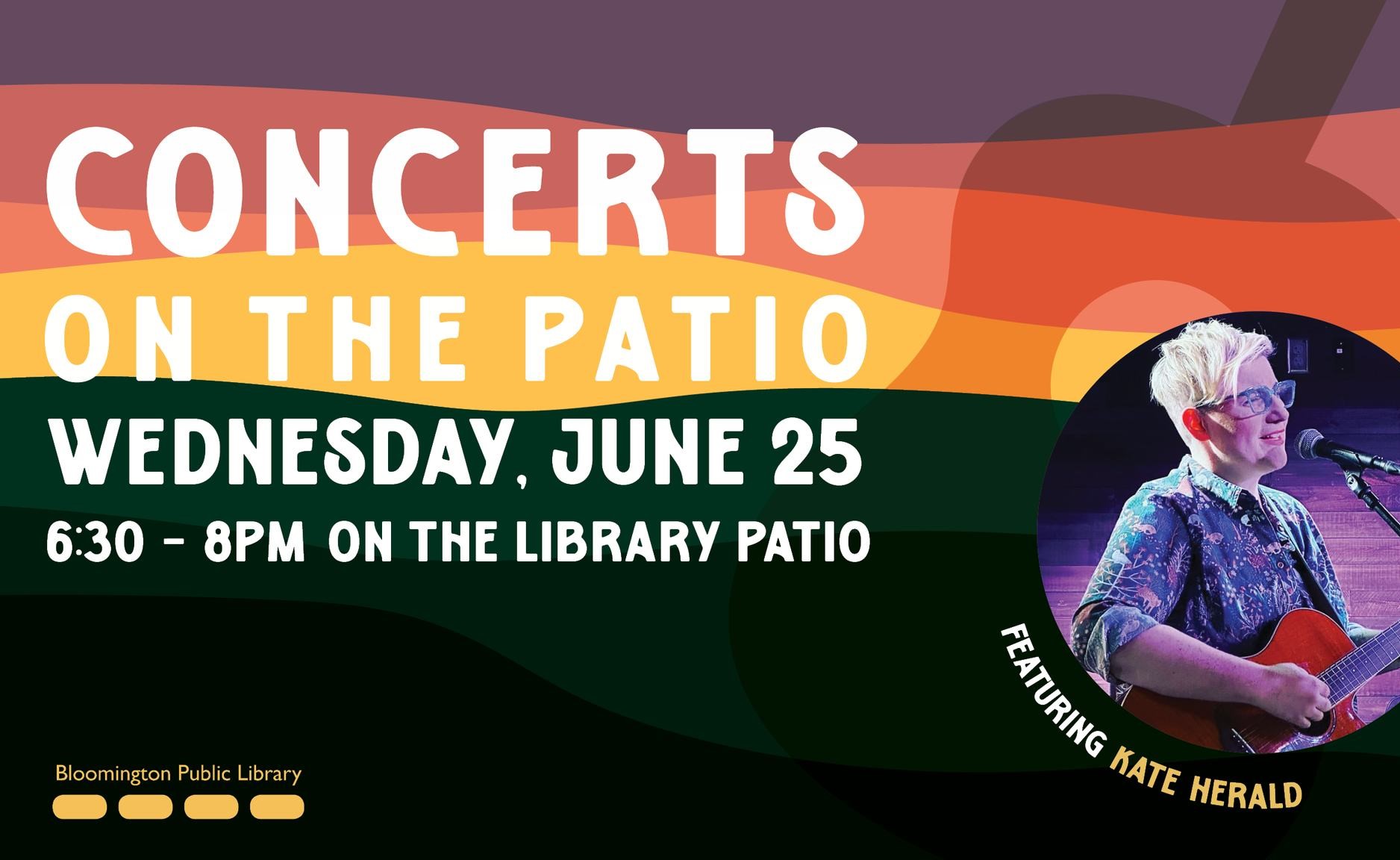 Concerts on the Patio: Kate Herald