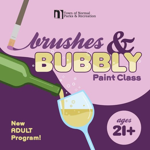 Brushes & Bubbly Paint Class