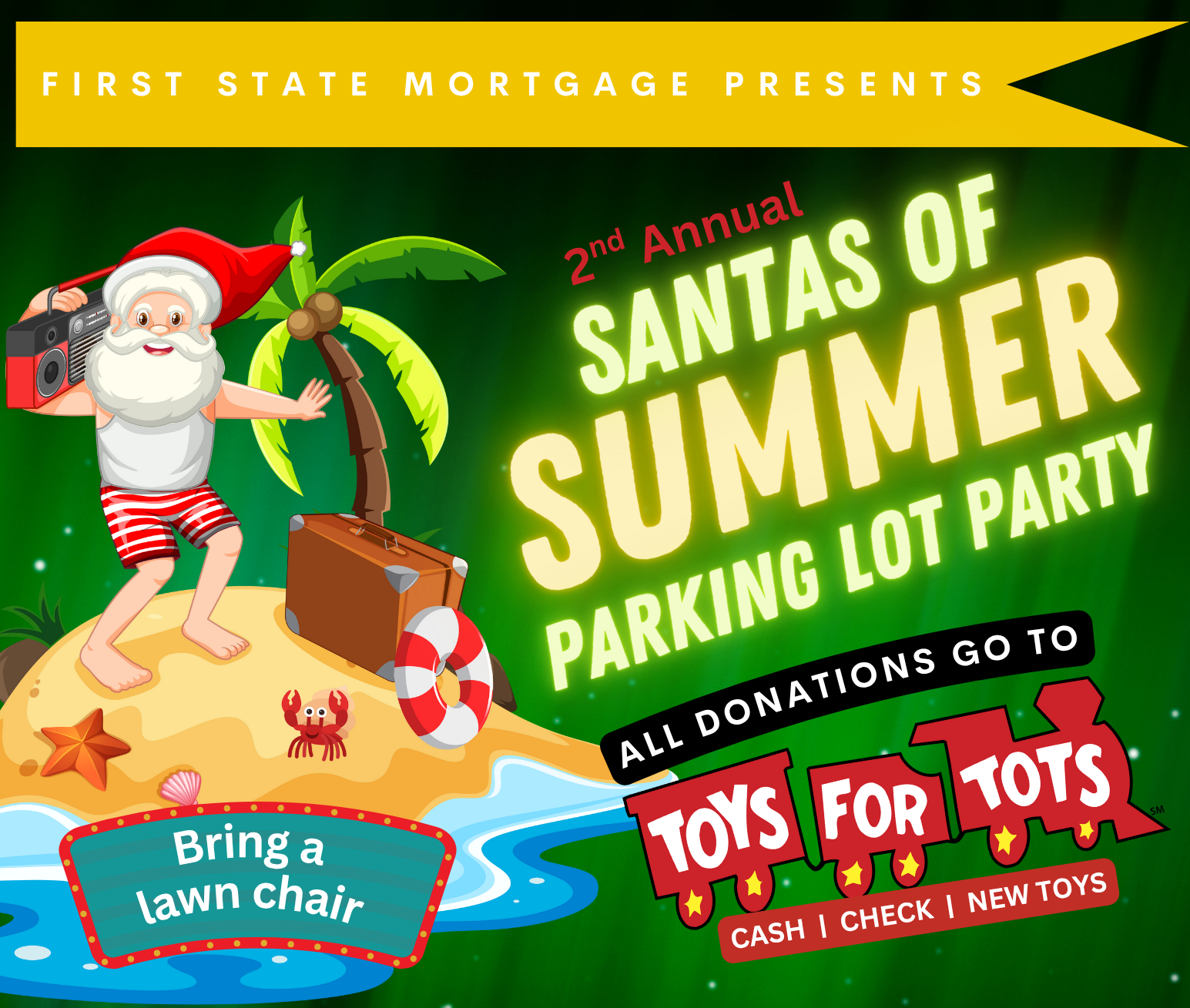 Santas of Summer - All Proceeds go to Toys for Tots of McLean County