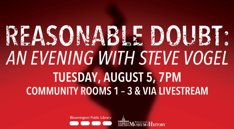 History Reads Book Club: Reasonable Doubt - An Evening with Steve Vogel