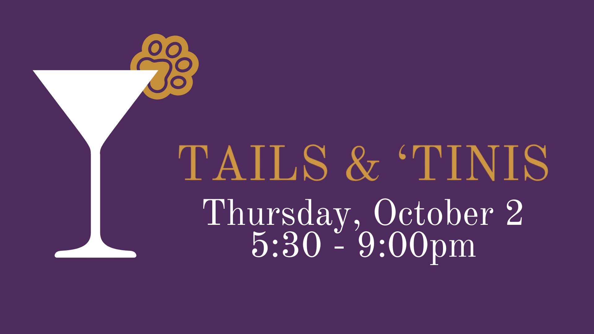 Tails & Tinis: A Cocktail Competition