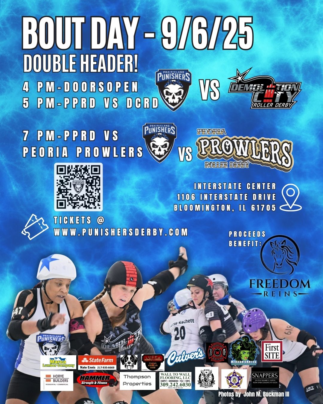 Prairieland Punishers Roller Derby Double-Header