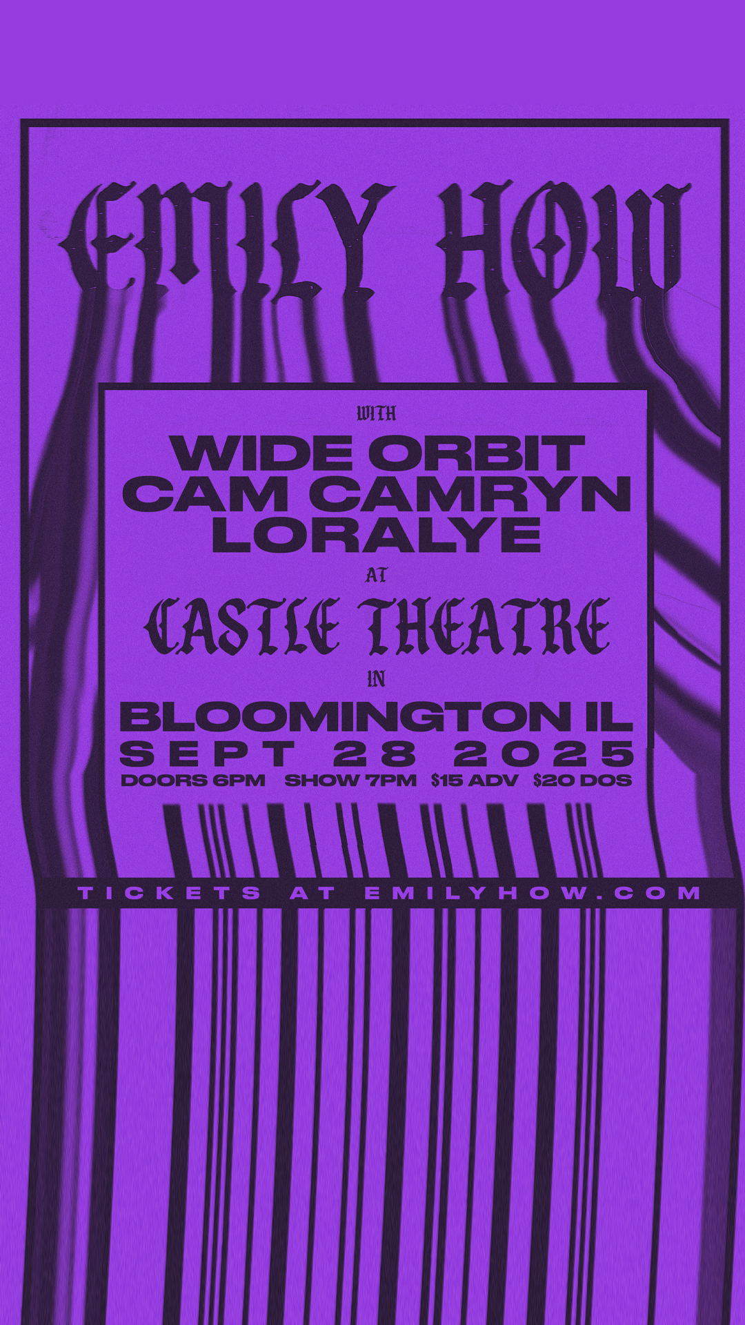 Emily How live at The Castle Theatre