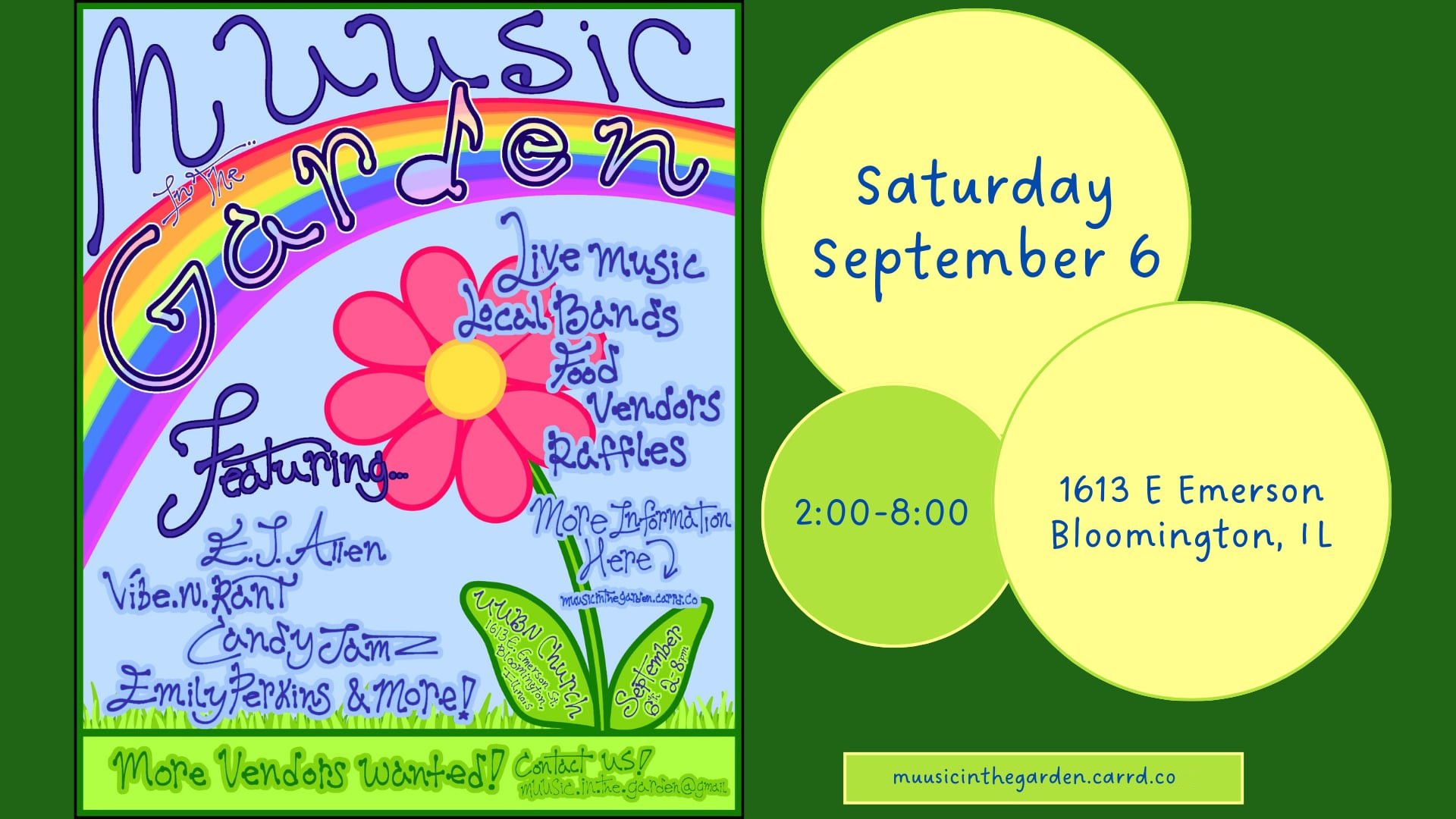mUUsic in the garden 2 - Free Family Festival Sept 6 2025
