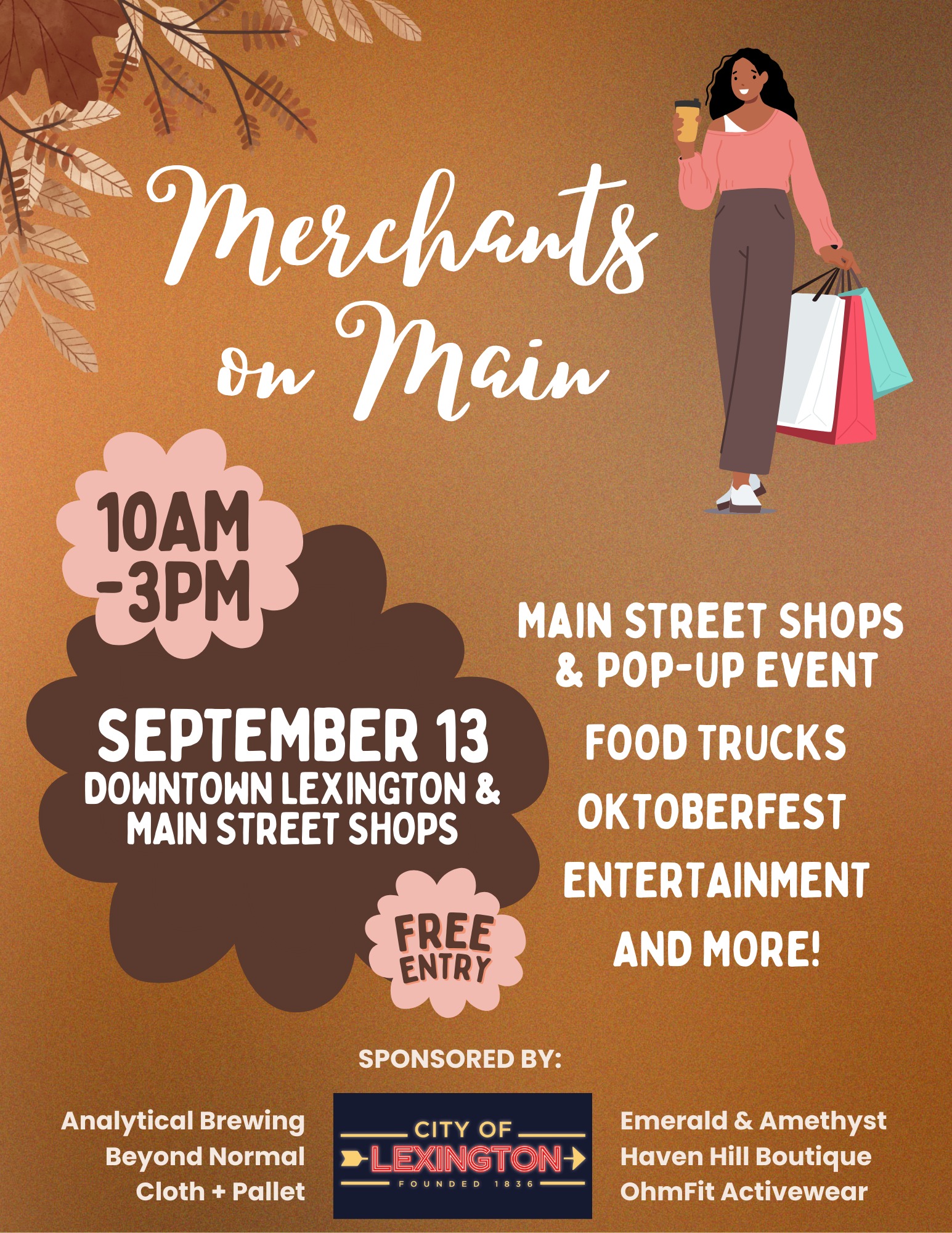 Merchants On Main Pop-Up Shops & Main Street Event