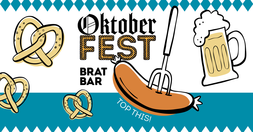 Oktoberfest Brat & Toppings Bar
