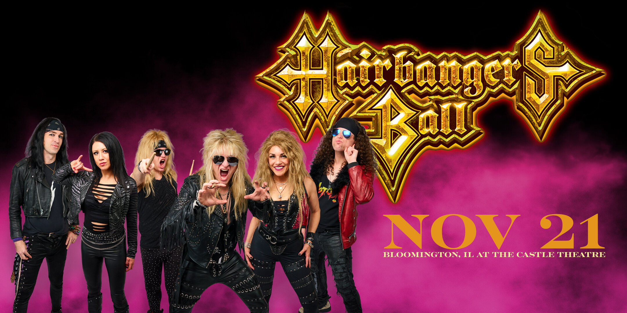 Hairbangers Ball live at The Castle Theatre