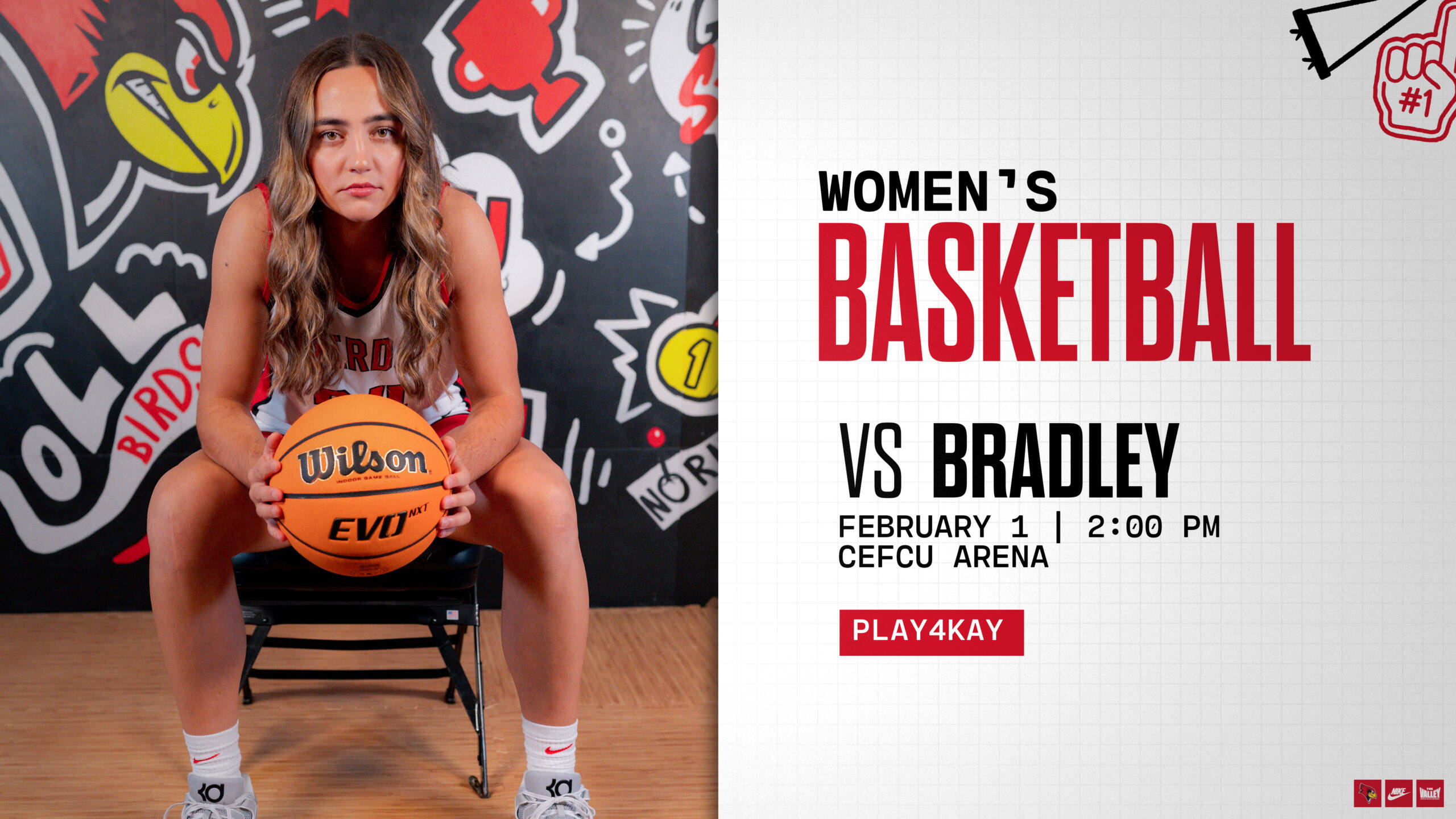 Illinois State Women's Basketball vs Bradley - Play4Kay