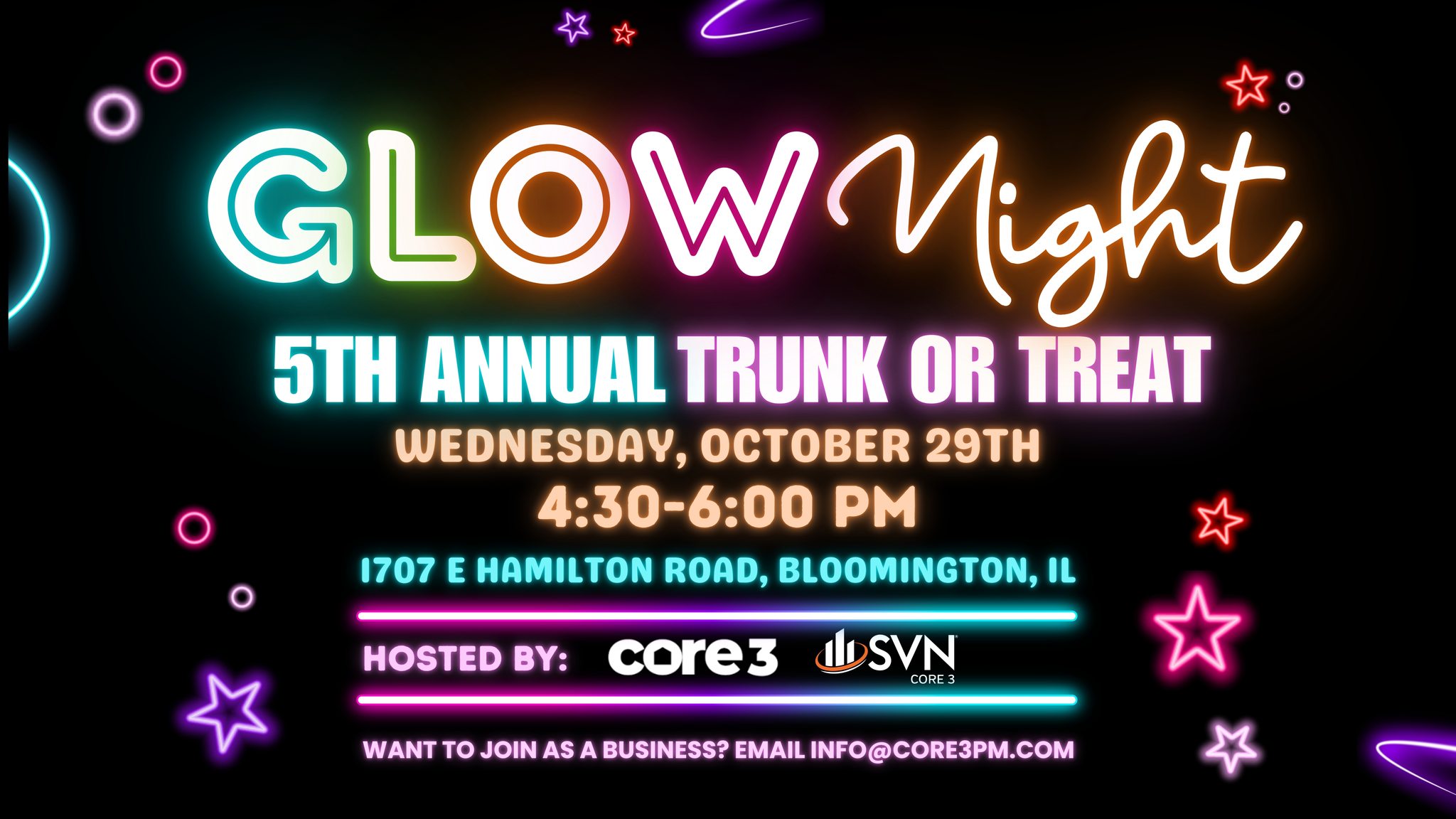 Glow Night Trunk or Treat