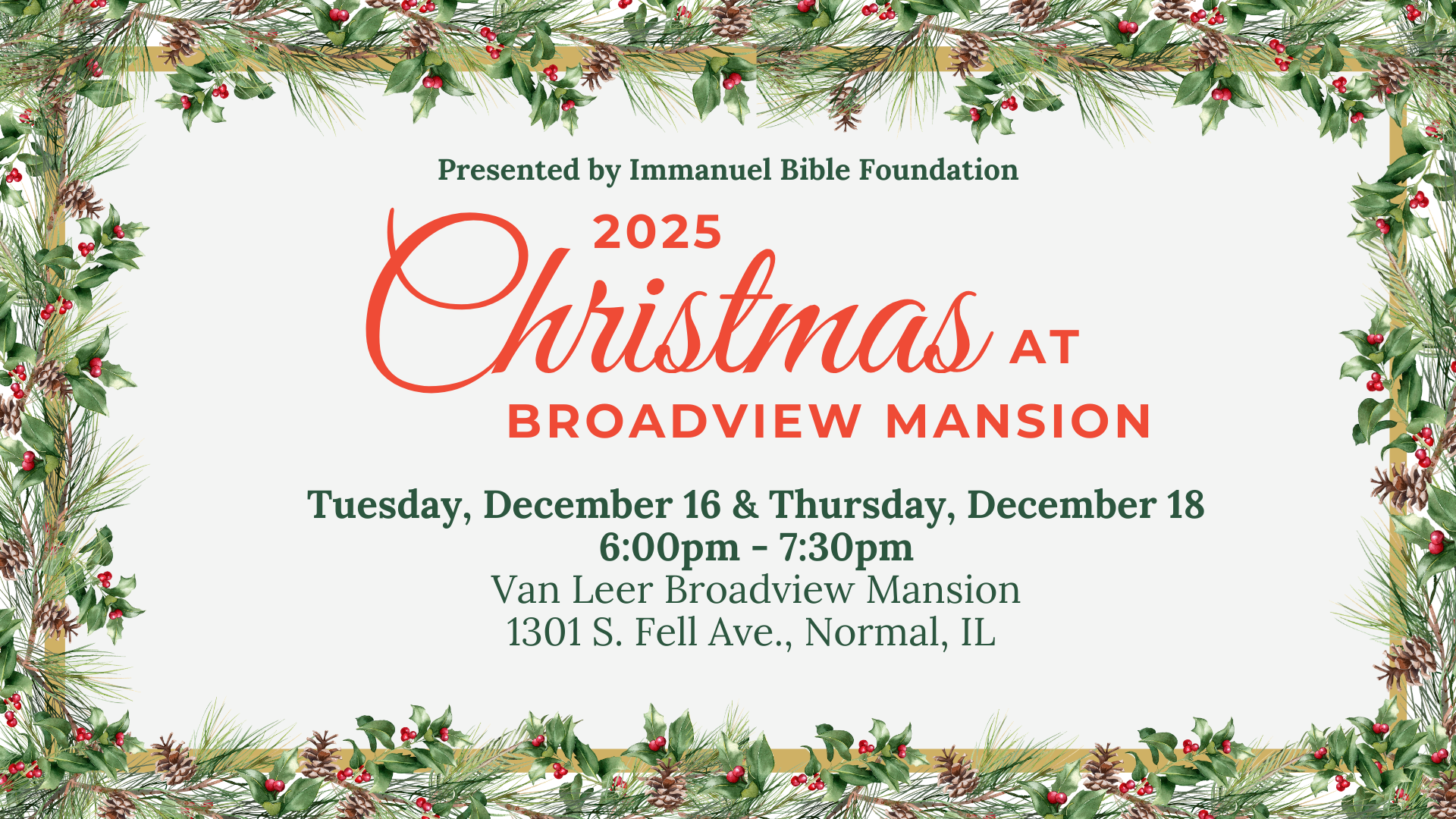 Christmas at Broadview Mansion