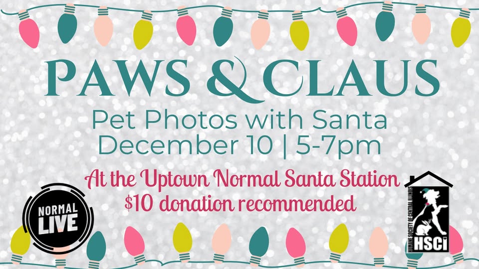 Paws & Claus: Pet Photos with Santa at Uptown Station