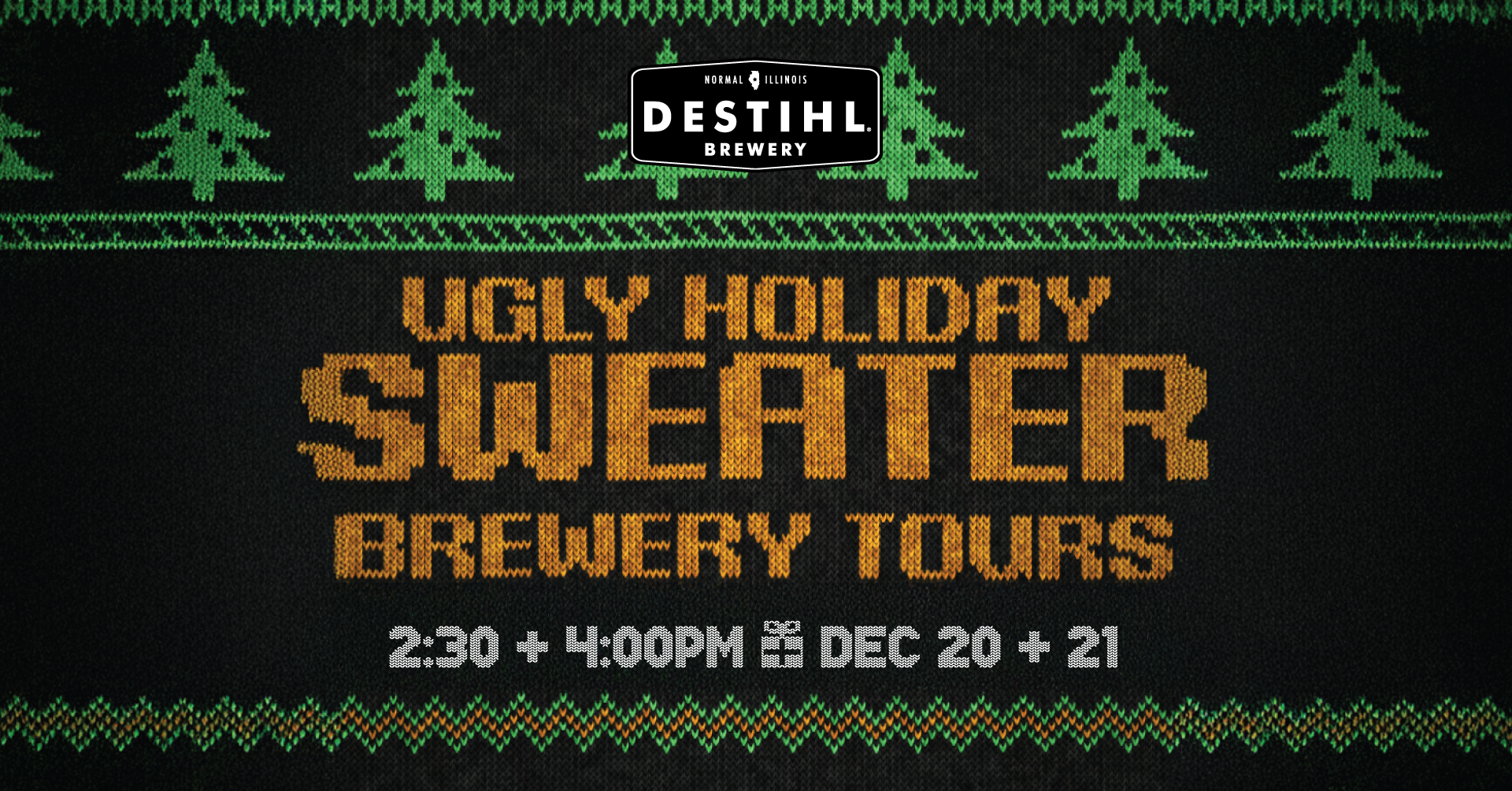 Ugly Holiday Sweater Brewery Tours